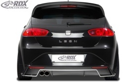 Prelungire bata spate, Extensie bara spate, difuzor compatibil cu Seat Leon II 2009-2012 FL, bara standard, Produs Resigilat! - Img 4