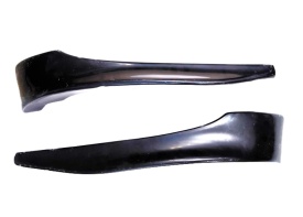 Prelungiri Bara Fata compatibil cu BMW Seria 3 E90 E91 2004-2008 bara standard NEGRU LUCIOS - Img 3
