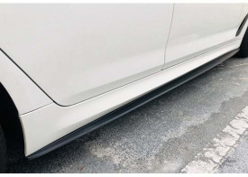 Prelungiri praguri laterale compatibile cu BMW seria 5 G30 2017->, negru lucios - Img 4