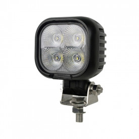 Proiector 4 LED pentru Masina Agricol, Tractor, ATV, Jeep, 3400lm, 78mm, 40W, 12V-24V - Img 1