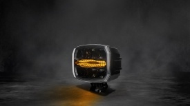 Proiector cu led 12V - 24V cu lumina DRL alb-galben pentru camioane, ATV-uri, jeep, tractor, masini agricole si agricole - Img 10