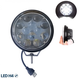 Proiector cu led, far led, 36W, faza scurta, faza lunga, 12V-24V