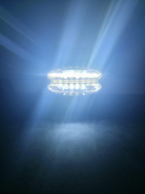 Proiector faza lunga LED si pozitie alba cu led, 242x138 mm - Img 3