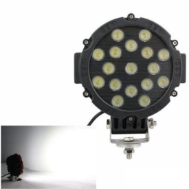 Proiector LED Auto Offroad 51W, 12V-24V, 4600 Lumeni, Negru, Spot Beam 30 Grade - Img 2