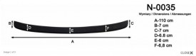Protectie bara spate, Nissan Qashqai 2014-2020, Plastic, culoare negru - Img 2