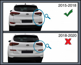 Protectie inox bara spate compatibil Hyundai Tucson 2015-2018 - Img 6