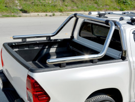 Rollbar compatibil MITSUBISHI L200 2015-2020, inox, diam. teava 60 mm - Img 2