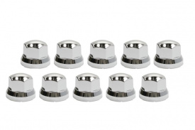 Set 10 capace pentru prezon/piulita roata camion, 32mm, cromate