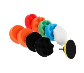 Set 10 piese bureti si discuri de polish auto Carmotion