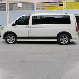 Set 11 bandouri laterale compatibile VW T5 Transporter Caravelle Multivan 2003-2009, caroserie scurta, 2 usi culisante - Img 5