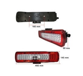 Set 2 Auto LED Lampi Spate , Stanga Si Dreapta, LED SMD, 24V, Compatibile Volvo FH4 2013-> - Img 11