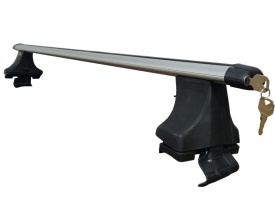 Set 2 bare portbagaj transversale universale compatibil cu automobile fara bare longituninale sau prindere fixa, lungime 120 cm, aluminiu - Img 3