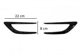 Set 2 Ornamente aripa negru lucios Sport Design - Img 4