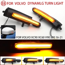 Set 2 Semnalizari Dinamice Full LED pentru Oglinda compatibil cu Volvo XC60 2018-2021, XC90 2016-2021, S90, V90 2017-2021, Fumurii - Img 4