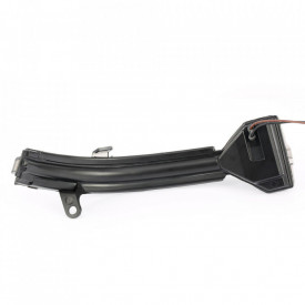 Set 2 semnalizari dinamice oglinda compatibil cu BMW seria 5 F10 2010-2016, Seria 7 F01 2008-2015, seria 6 2011-2017, geam transparent - Img 2