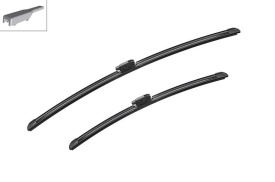 Set 2 stergatoare auto BOSCH, compatibil cu Dacia Duster II (HS) 12.2016 – 2018, Bosch AeroTwin A 312 S, 600mm+450mm - Img 3