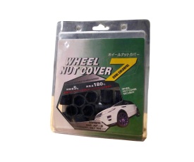 Set 20 capace prezoane 17mm negre