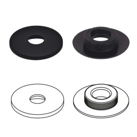 Set 4 bucati sistem de fixare in podea, clips rotund covorase compatibil cu Ford, Opel - Img 2