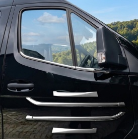 Set 4 ornamente inox pentru chedere Mercedes Sprinter W907 2018->