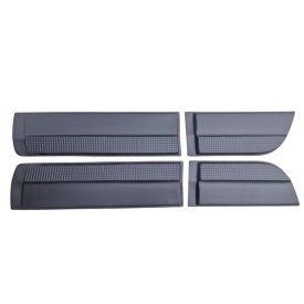 Set 4 Protectii laterale pentru usi compatibile Mitsubishi L200 2015-2020, plastic ABS, calitate Premium