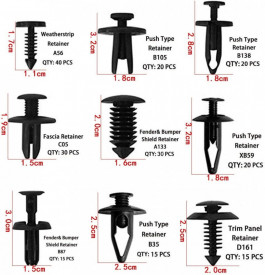 Set 421 clipsuri auto universale cu scula pentru demontare - Img 4