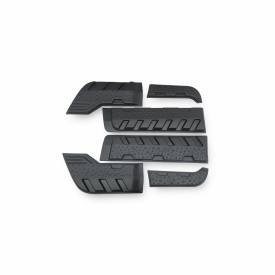 Set 6 Protectii laterale pentru usi compatibile Mitsubishi L200 2019->, plastic ABS calitate Premium - Img 4