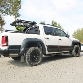 Set 6 Protectii laterale pentru usi compatibile VW Amarok 2010-2022, plastic ABS, calitate Premium - Img 8