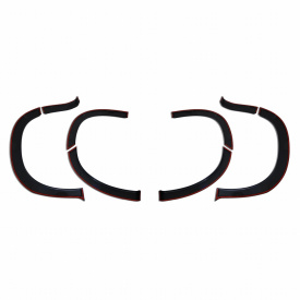 Set 8 protectii aripa overfender compatibil cu Fiat Doblo 2023-> - Img 3