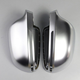 Set Capace de Oglinzi compatibil cu Audi A4 B8 2007-2015, Gri mat RS4 Look - Img 2