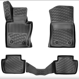 Set covorase auto cauciuc BMW X3 E83 2003-2010, forma tavita