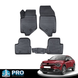 Set covorase auto cauciuc Citroen C4 2021->, forma tavita 3 D - Img 4