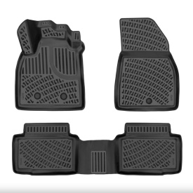 Set covorase auto cauciuc Dacia Duster III 2024-> 4x2, Eco G, Myld Hybrid, Tce, forma tavita