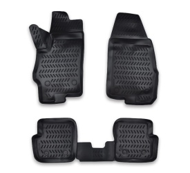 Set covorase auto cauciuc Fiat Punto 2005-2018 forma tavita - Img 1