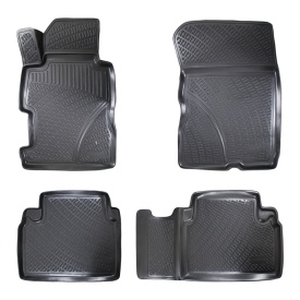 Set covorase auto cauciuc Honda Civic FD06 caroserie sedan 2006-2012, forma tavita