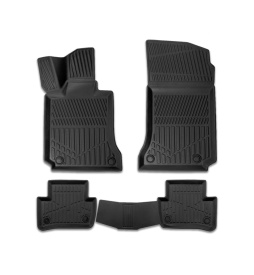 Set covorase auto cauciuc Mercedes clasa C W204 2007-2014 forma tavita 3D - Img 1