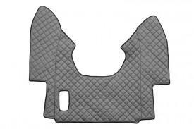 Set covorase camion, piele ecologica compatibil cu DAF XF 95 1997-2005 Gri, AUTOMATA - Img 4