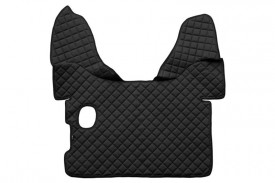 Set covorase camion, piele ecologica compatibil cu DAF XF105 2007-2012 MANUALA Negru - Img 3