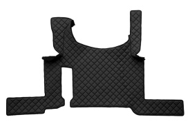 Set covorase camion, piele ecologica compatibil cu MAN TGX 2020-> Negru AUTOMAT - Img 3