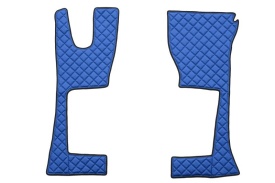 Set covorase camion, piele ecologica compatibil cu MERCEDES ACTROS MP4 Albastru cabina mare 230 cm - Img 2