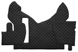 Set covorase camion, piele ecologica compatibil cu RENAULT PREMIUM 2005-> Negru