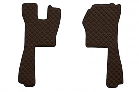 Set covorase camion, piele ecologica compatibil cu SCANIA R pana in 2010 Maro, AUTOMAT - Img 3