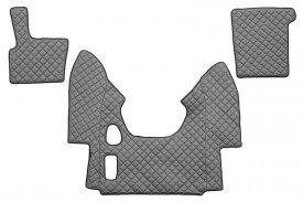 Set covorase camion, piele ecologica DAF XF 95 1997-2005 Gri, MANUALA