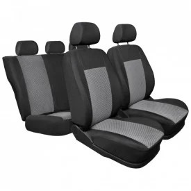 Set huse auto pentru scaune compatibile FORD MONDEO IV 2007-2014, material textil negru, Lichidare de stoc - Img 2