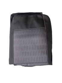 Set huse auto pentru scaune compatibile Nissan Qashqai I 2007-2013, negru cu gri, 5 locuri, material textil, Lichidare stoc!