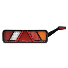 Set lampi 6 functii, stanga dreapta, 12-24V, LED, semnalizare dinamica, cu lampi de gabarit incluse, FT-700 Fristom - Img 4