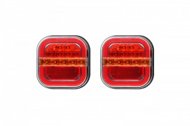 Set Lampi fara cablu cu 4 functii cu priza si magnet, 12/24v, WIRELESS, peridoc , remorcuta - Img 6