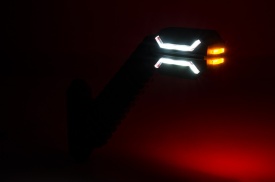 Set lampi gabarit cu brat oblic 45°, 200mm, LED, 3 functii, stanga-dreapta, Dragon Light, Horpol - Img 5