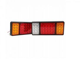 Set lampi stop LED, 4 Functii, 12V, 31.5 cm x 13.5 cm, potrivit pentru remorci, rulote, vehicule agricole - Img 6