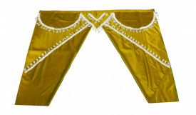 Set perdele Premium cabina camion, universal compatibil cu MAN, culoare crem