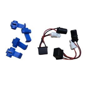 Set socluri pentru becuri de tip T10 W5W cu adaptoare, 30675